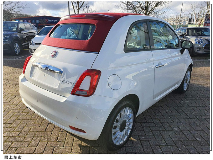 菲亚特500敞篷版实拍复古外观设计/折叠软顶敞篷-图3