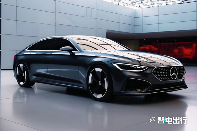 奔驰C级纯电高性能车曝光2026年推出/pk M3纯电版-图1