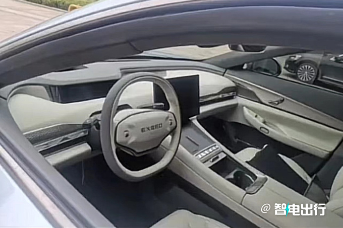 星途ES最新街拍内饰酷似Model 3 竞争比亚迪汉EV-图5