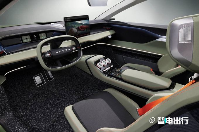 斯柯达Vision 7S谍照曝光续航600km 竞争Model Y-图8