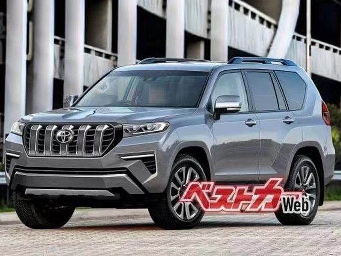 丰田全新普拉多曝光外观造型升级/换搭混动引擎-图1