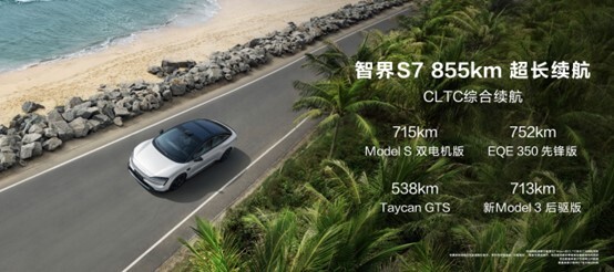 北京车展华为首款智慧轿车智界S7亮相鸿蒙智行展台-图5