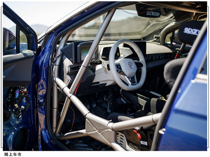 大众ID.4越野版曝光配赛车防滚架/离地间隙升高-图7