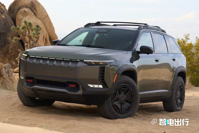 Jeep全新硬派越野曝光纯电驱动/配31.5寸轮胎-图1
