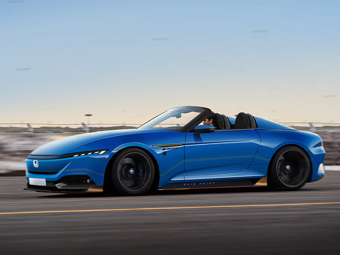 本田全新双门跑车来袭叫板丰田86/前脸酷似雅阁-图1