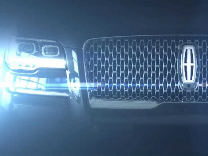 林肯新款领航员预告图曝光增3.5T混动/2天后亮相-图1