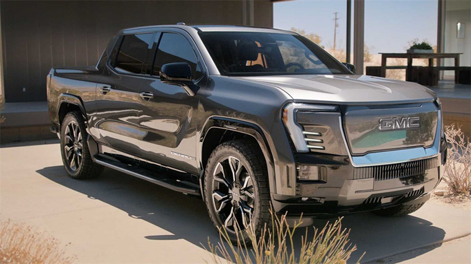 GMC Sierra Denali EV将上市不到10万美金续航708公里-图3