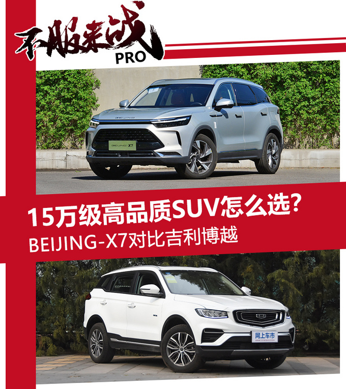 15万级高品质SUV怎么选BEIJING-X7对比吉利博越-图4