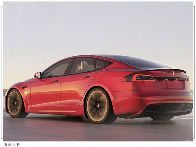 特斯拉新Model S曝光前脸调整/Taycan同款头灯-图4