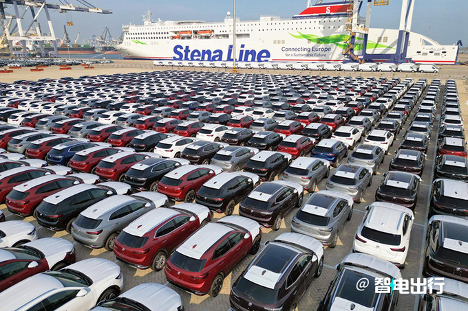 中国汽车出口大涨143% 长城销量反超比亚迪2.5倍