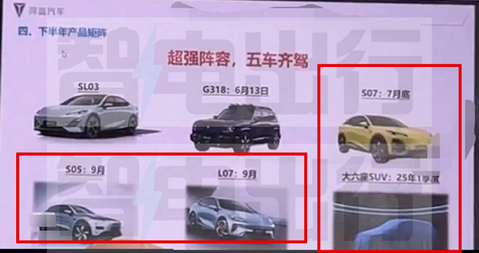 深藍將推4款新車改款S7下月上市 明年發大6座SUV-圖1