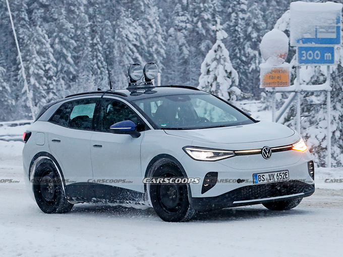 大众全新ID.4高性能版搭运动外观造型/下周亮相-图1