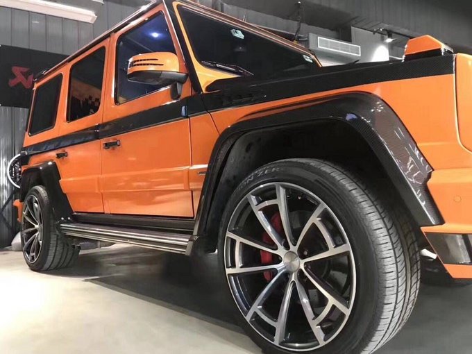 奔驰G500爆改巴博斯行情 传承经典气势足-图4