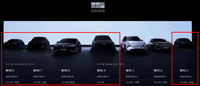 银河5款新车曝光E8下月上L9竞争比亚迪唐 DM-图1