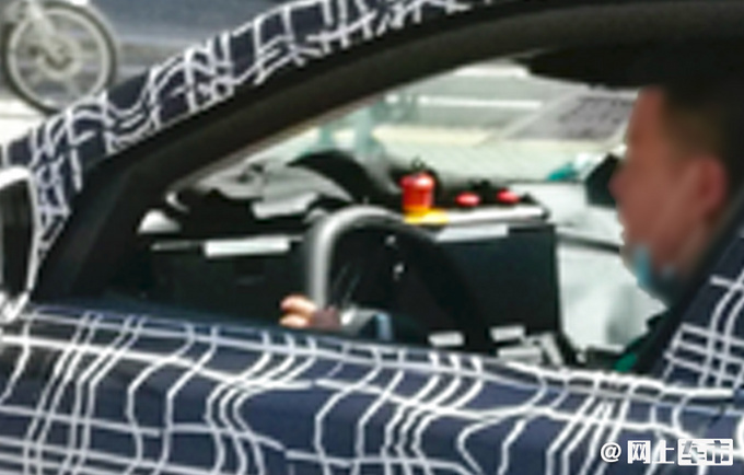 宝马7系全新谍照前脸换分体式大灯/配电子门把手-图9