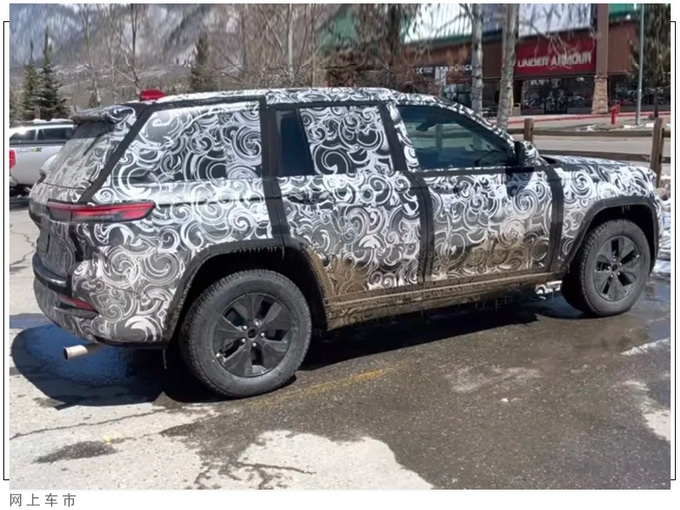 Jeep全新大切诺基插混版谍照搭2.0T/年内亮相-图2