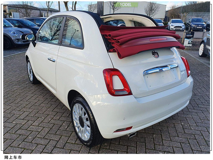 菲亚特500敞篷版实拍复古外观设计/折叠软顶敞篷-图4