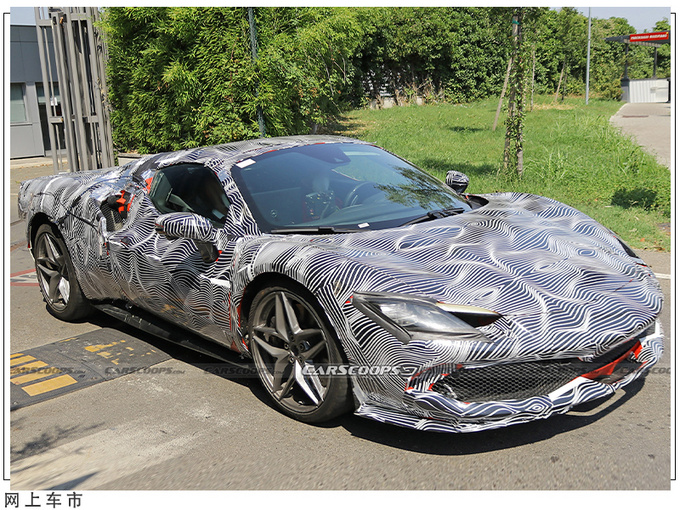 法拉利全新敞篷跑车谍照搭V6混动引擎/明年发布-图5