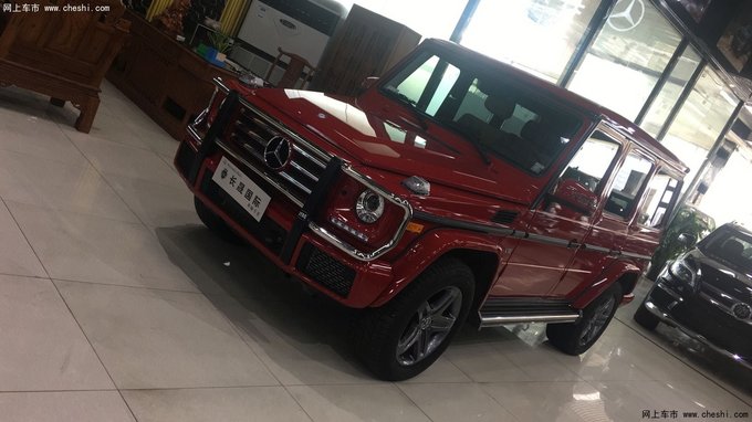 奔驰G550红金属漆 4.0T特色越野无敌降价-图1