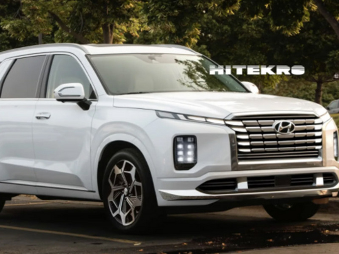 现代新款帕里斯帝分体大灯/换搭途胜同款格栅-图1