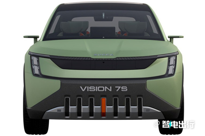 斯柯达Vision 7S谍照曝光续航600km 竞争Model Y-图3