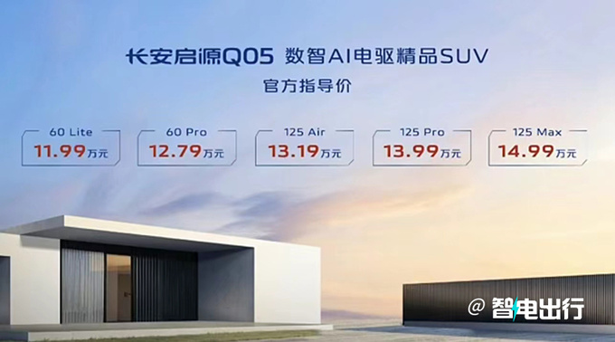 比预售低1万启源Q05卖11.99万起 PK比亚迪宋Pro-图1