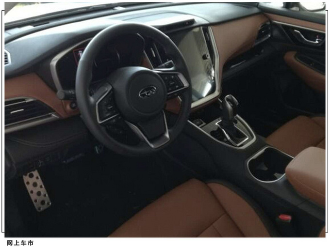 斯巴鲁傲虎实拍曝光 多边形格栅/配大尺寸中控屏-图4