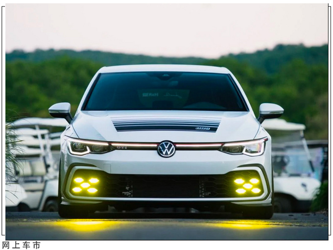 全新高尔夫GTI改装版 换装经典BBS轮毂/配专属涂装-图2