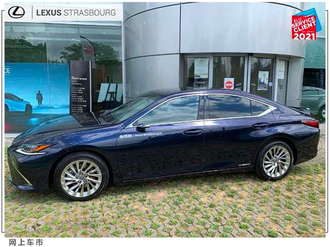 雷克萨斯新ES到店配电子后视镜/国内本月开售-图2