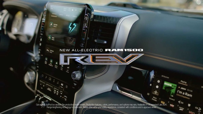 Ram 1500 REV皮卡官图发布续航超800公里-图7