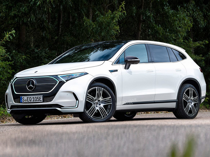 奔驰全新纯电SUV亮相 与EQS同平台/支持超速率充电-图1