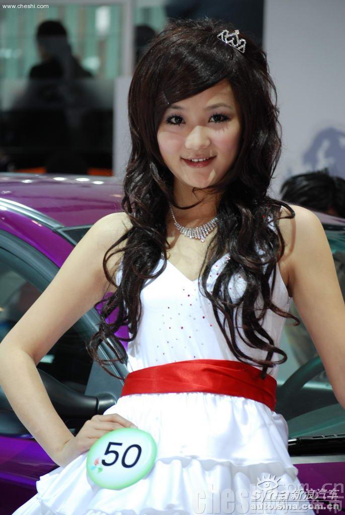 07上海车展美女车模
