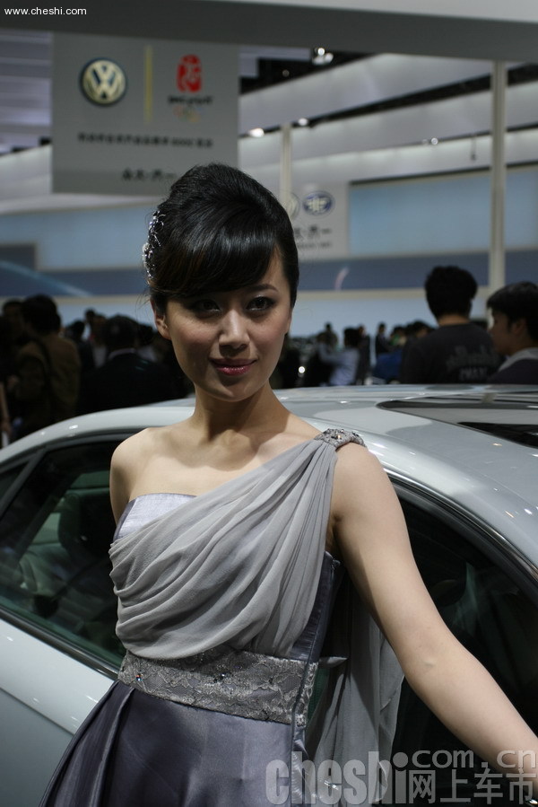 07上海车展美女车模