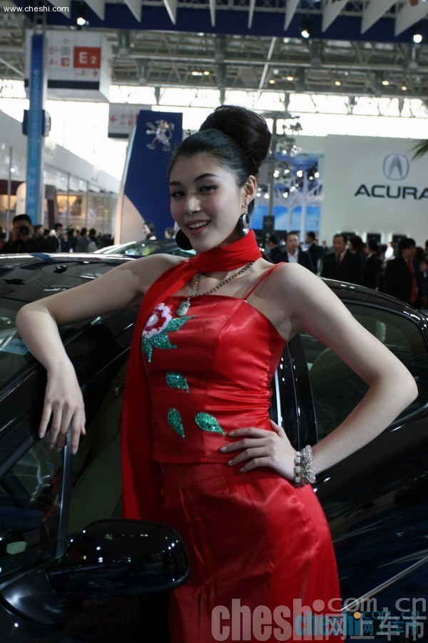 07上海车展美女车模