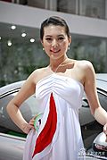 07上海车展美女车模