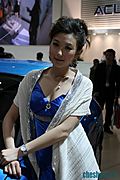 07上海车展美女车模