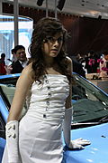 07上海车展美女车模