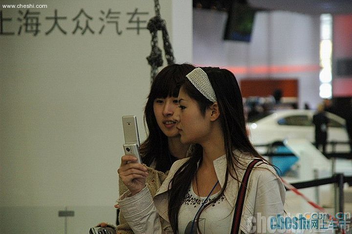 上海车展车模