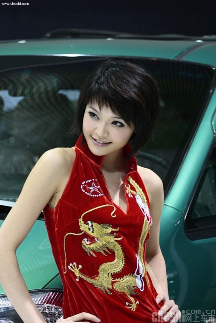07上海车展美女车模
