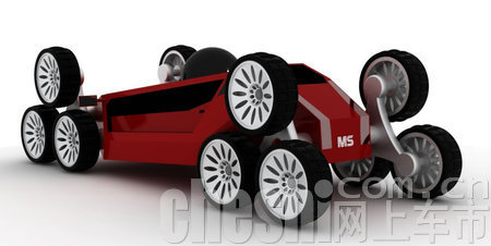 拥有12个车轮的概念车