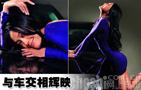 秦岚代言凯迪拉克