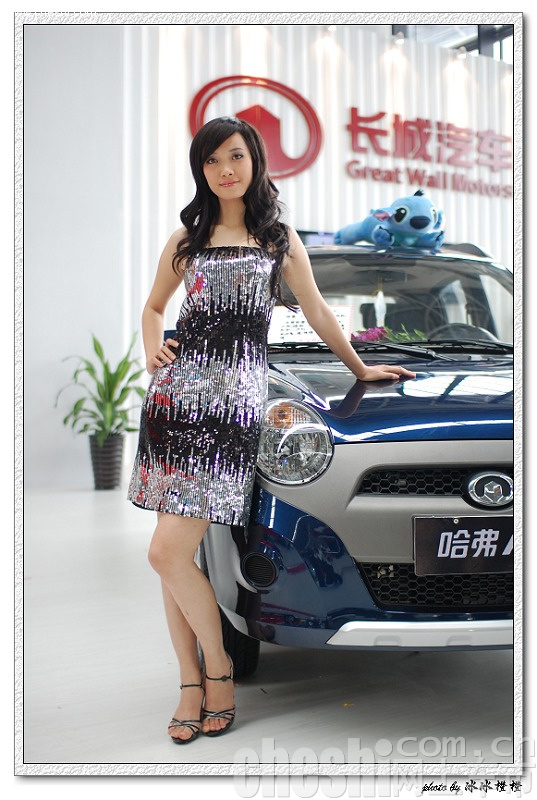 2009南宁东盟车展的美女车模们