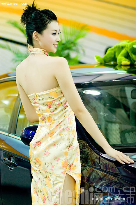台湾美女车模走秀