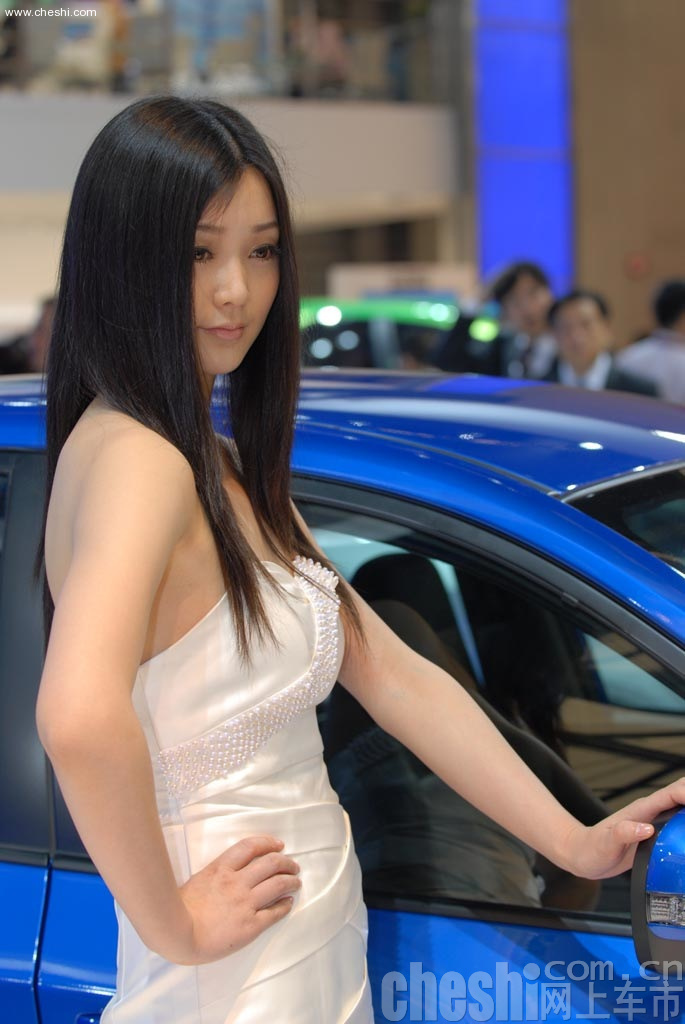 09上海车展媒体日车模大全