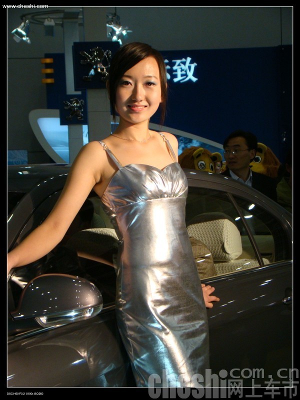 靓丽车模