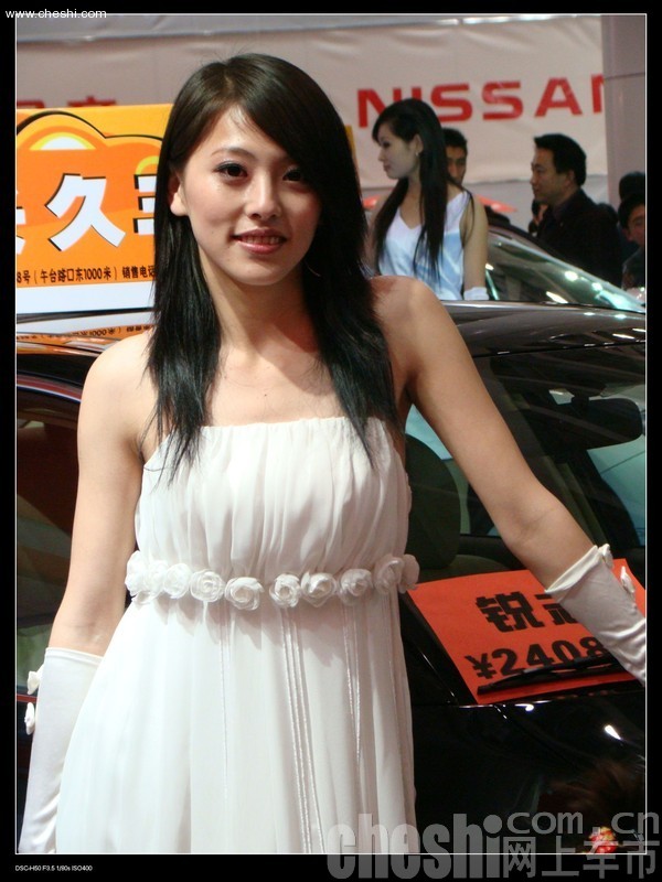靓丽车模