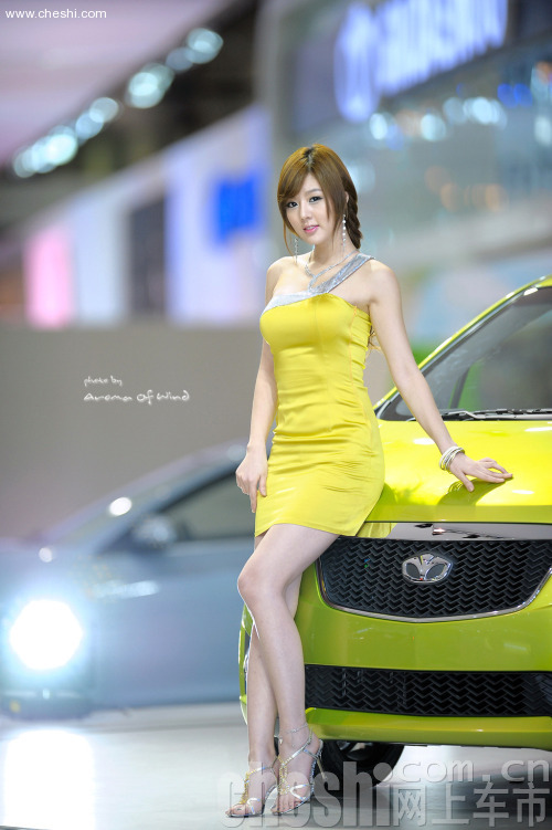 图片库 车模 日韩车模 绝色美女黄美姬 黄美姬seoul motor show 2009