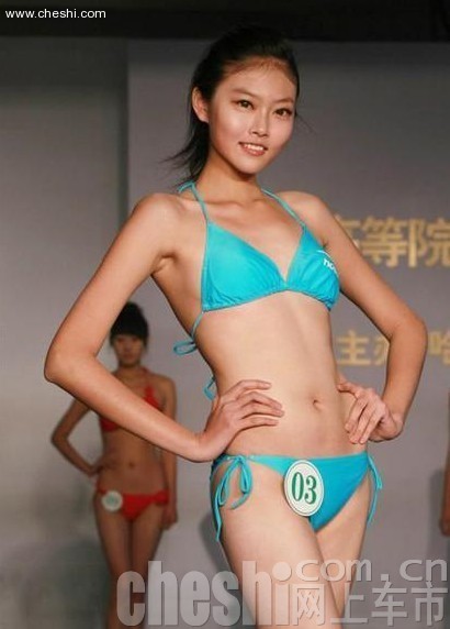 北京车展模特培训现场