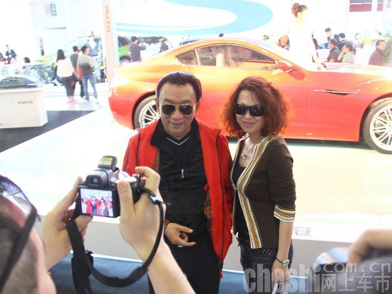 侯耀华亮相北京车展