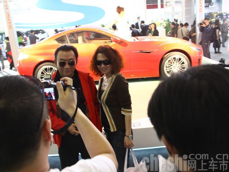 侯耀华亮相北京车展